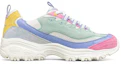 Order (W) Skechers D'lites 1.0 Kasut Lari Low-Top Biru/Merah Jambu/Kuning 149475-WMLT