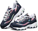 Lookbook (W) Skechers D'Lites 1.0 Sepatu Lari Rendah Biru 149467-NVMT