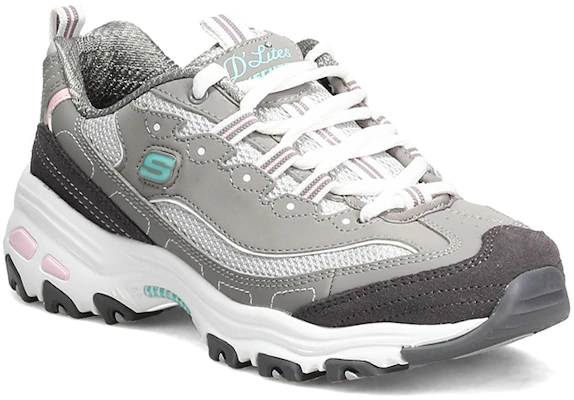 (W) Skechers D'Lites 1.0 Zapatillas Deportivas Bajas Gris 11947-GYLP Lookbook (W) Skechers D'Lites 1.0 Zapatillas Deportivas Bajas Gris 11947-GYLP