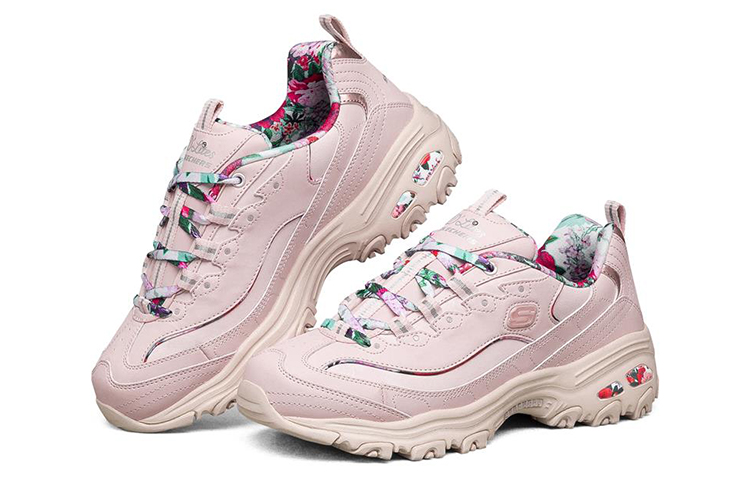 Lookbook (W) 斯凯奇 D'Lites 1.0 粉色 低帮跑鞋 149464-PKMT