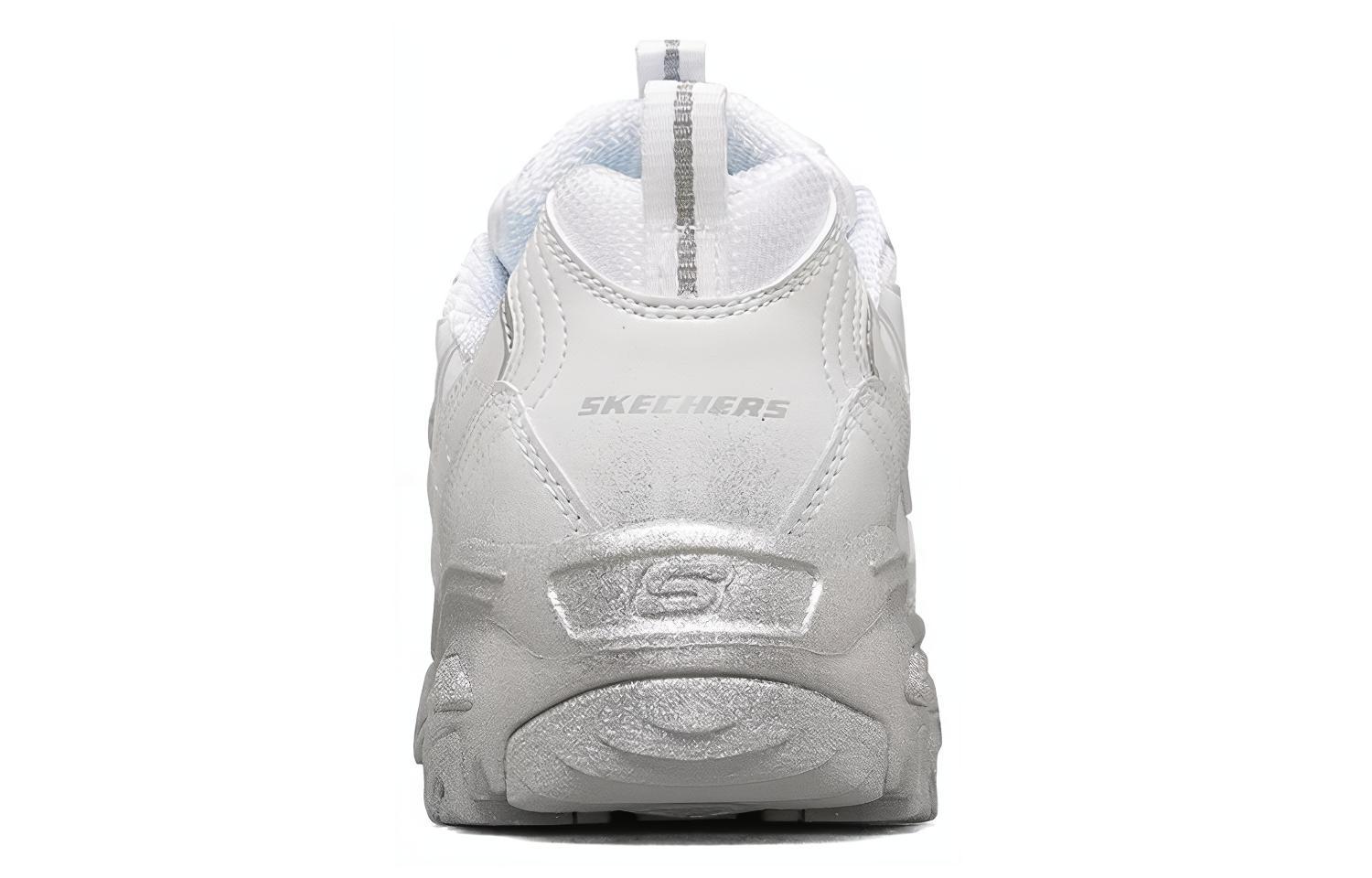 Shop (W) スケッチャーズ D'Lites 1.0 白/銀 ローカット 149231-WSL