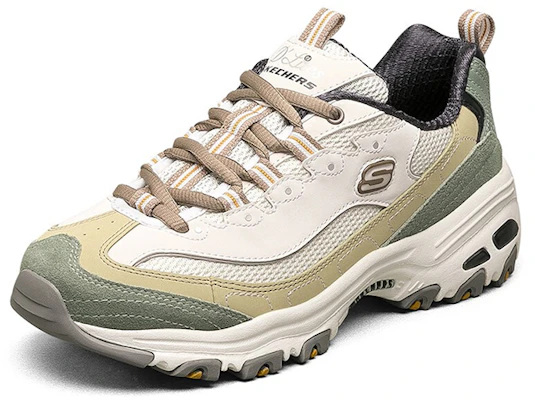 (Women) Skechers D'Lites 1.0 Low-Top Running Shoes Green '' 13167-NTOL Shop (Women) Skechers D'Lites 1.0 Low-Top Running Shoes Green '' 13167-NTOL