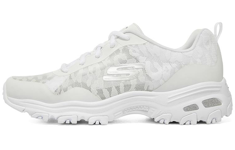 (Women) Skechers D Lites 1.0 Low-Top Sneakers 'Cream White' 896027-WHT