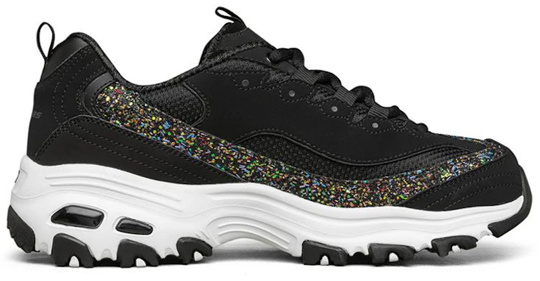 (W) Skechers D'lites 1.0 Kasut Low-Top Hitam/Putih 149241-BKW Order (W) Skechers D'lites 1.0 Kasut Low-Top Hitam/Putih 149241-BKW