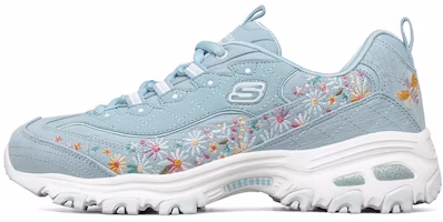 (Women) Skechers D'Lites 1.0 Low-TopRunning Shoes Blue 149465-BLU (Women) Skechers D'Lites 1.0 Low-TopRunning Shoes Blue 149465-BLU