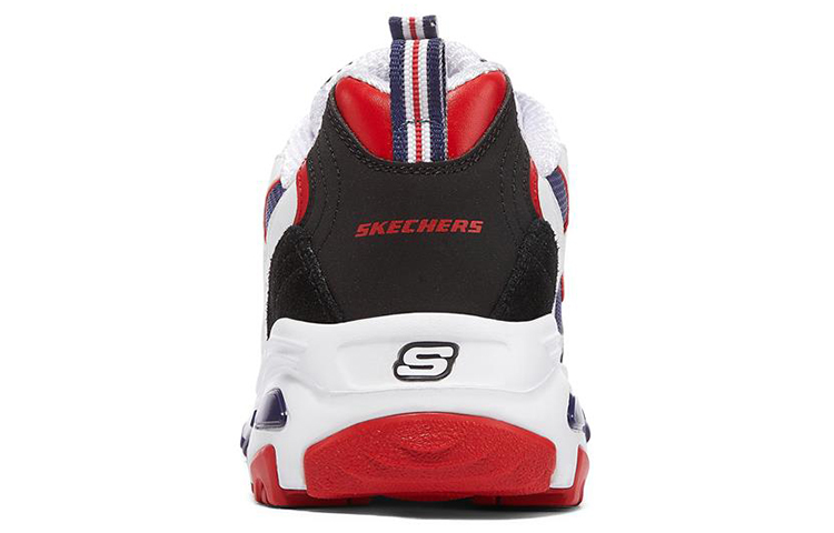 Purchase (Women) Skechers D'Lites 1.0 Low-tops Sport Shoes Navy-Blue 'White Navy Blue Red' 149781-WNVR