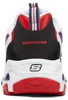 Purchase (Women) Skechers D'Lites 1.0 Low-tops Sport Shoes Navy-Blue 'White Navy Blue Red' 149781-WNVR
