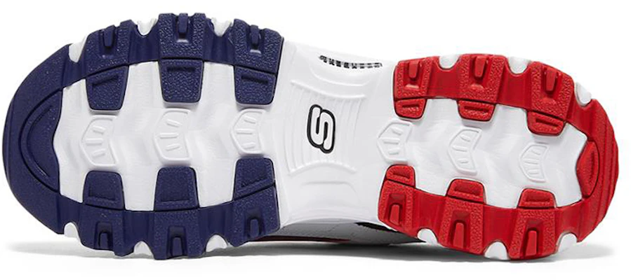 (Women) Skechers D'Lites 1.0 Low-tops Sport Shoes Navy-Blue 'White Navy Blue Red' 149781-WNVR Details for (Women) Skechers D'Lites 1.0 Low-tops Sport Shoes Navy-Blue 'White Navy Blue Red' 149781-WNVR
