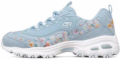 (Women) Skechers D'Lites 1.0 Low-TopRunning Shoes Blue 149465-BLU (Women) Skechers D'Lites 1.0 Low-TopRunning Shoes Blue 149465-BLU