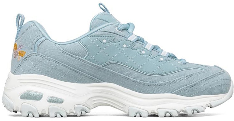 Skechers D'Lites 1.0 低幫運動鞋 女款 藍 Order Skechers D'Lites 1.0 低幫運動鞋 女款 藍