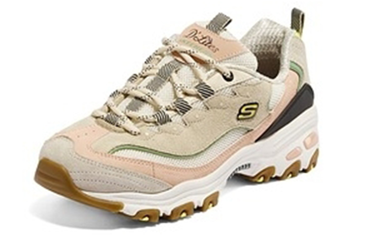 (W) Skechers D'LITES 1.0 Low-top Running Shoes White 圖 3