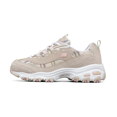 (W) Skechers D'Lites 1.0 Low-Top Running Shoes Grey