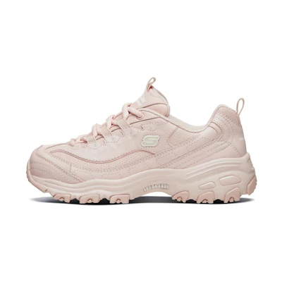 (W) Skechers D'lites 1.0 Running Shoes Pink