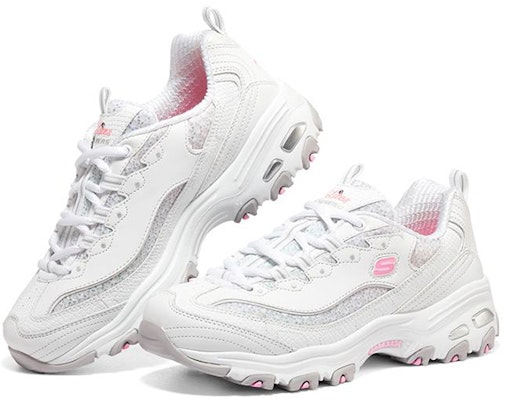 (Women) Skechers D'Lites 1.0 'White Pink' 149791-WPK Lookbook (Women) Skechers D'Lites 1.0 'White Pink' 149791-WPK