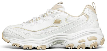 (Women) Skechers D'lites 1.0 Daddy Shoes Natural 66666214-WNT (Women) Skechers D'lites 1.0 Daddy Shoes Natural 66666214-WNT
