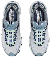 Purchase (Women) Skechers D Lites 1.0 Low Running Shoes Grey/Blue 13143-GYBL