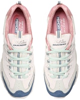 Purchase (Women) Skechers D'Lites 1.0 Low Running Shoes Pink 13167-NTPK