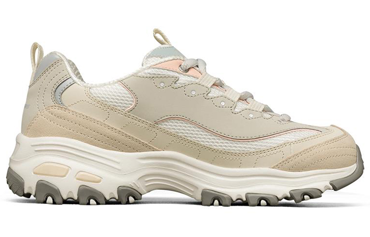 Lookbook (W) Zapatillas Skechers D'Lites 1.0 Blancas para Correr 149238-NAT