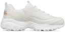 Lookbook (W) Skechers D'Lites 1.0 低帮白色跑鞋 149465-WHT