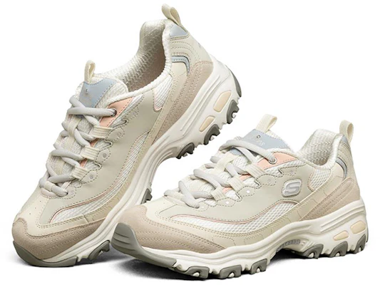 (W) Zapatillas Skechers D'Lites 1.0 Blancas para Correr 149238-NAT Shop (W) Zapatillas Skechers D'Lites 1.0 Blancas para Correr 149238-NAT