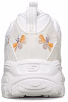 Purchase (Women) Skechers D'Lites 1.0 Low Running Shoes White 149465-WHT