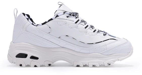Lookbook (Women) Skechers D'Lites 1.0 low Shoes White 149227-WBK