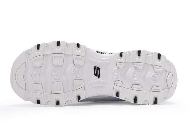 Shop (W) Skechers D'Lites 1.0 Sepatu Rendah Putih 149227-WBK