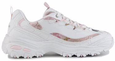 Order (Women) Skechers D Lites 1.0 low Shoes White/Pink 88888396-WLPK