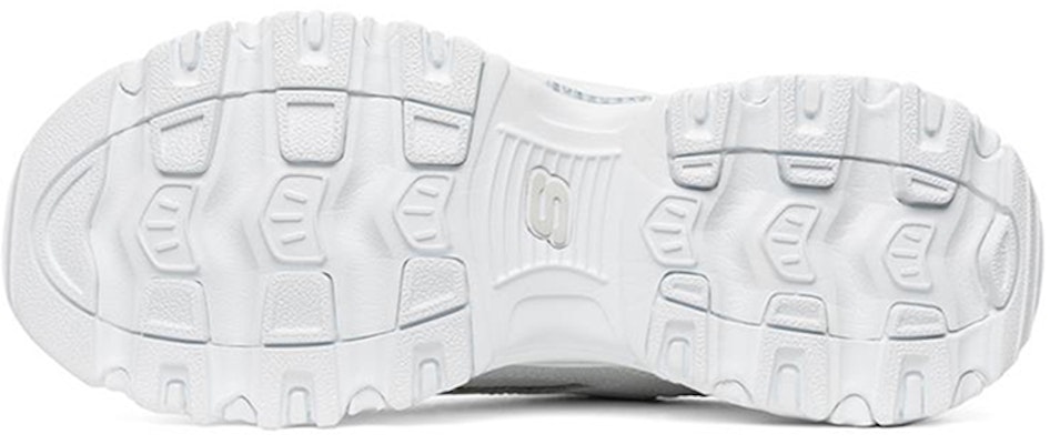 (Women) Skechers D lites 1.0 White/Silver 12241-WSL Purchase (Women) Skechers D lites 1.0 White/Silver 12241-WSL