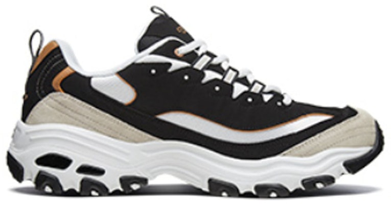 (W) Sepatu Lari Skechers D Lites 1.0 Low-Top Hitam/Emas 66666228-BKGD Order (W) Sepatu Lari Skechers D Lites 1.0 Low-Top Hitam/Emas 66666228-BKGD