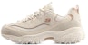 (W) Skechers D'Lites 1.0 'Putih Merah Jambu' 896145-NAT