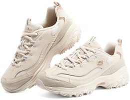 (W) Skechers D'Lites 1.0 '白粉' 运动鞋 896145-NAT Lookbook (W) Skechers D'Lites 1.0 '白粉' 运动鞋 896145-NAT