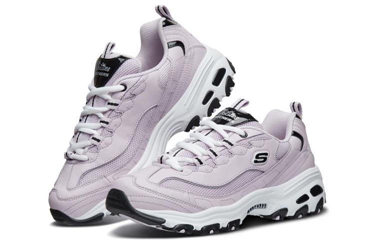 (W) Skechers D'lites 1.0 Running Shoes Purple 圖 3