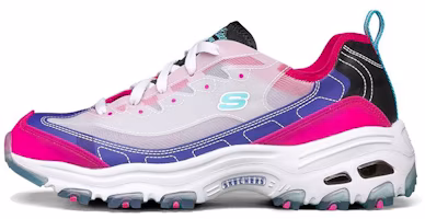 (Women) Skechers D'Lites 1.0 Low Top Running Shoes Red 149235-BLHP (Women) Skechers D'Lites 1.0 Low Top Running Shoes Red 149235-BLHP