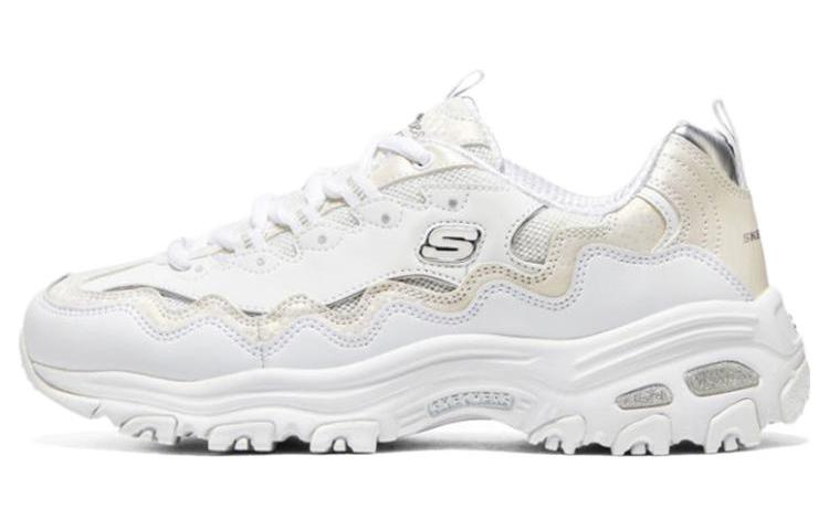(Women) Skechers D'lites 1.0 Marathon Running Shoes 'White' 896242-WHT