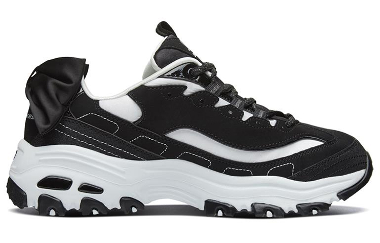 Order (W) Sepatu Lari Skechers D Lites 1.0 'Hitam Putih' 13168-BKW