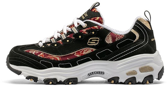 (W) Skechers D'lites 1.0 Sepatu Lari Hitam/Merah 13091-BKRD Buy (W) Skechers D'lites 1.0 Sepatu Lari Hitam/Merah 13091-BKRD