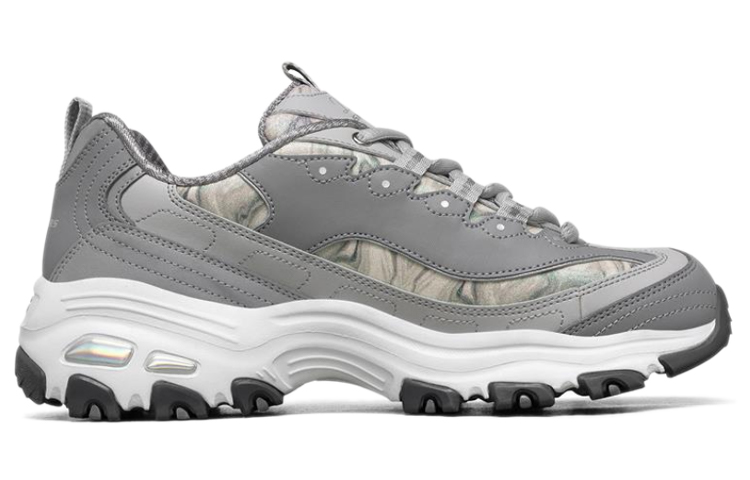 (W) Skechers D lites 1.0 Running Shoes Grey/White 圖 2