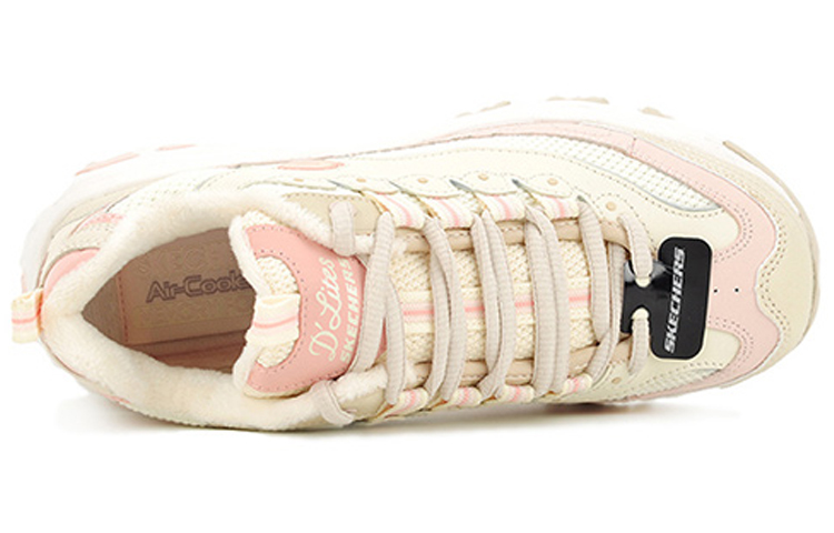 Shop (W) Skechers D Lites 1.0 Kasut Lari Wanita Warna Merah Jambu Muda 66666254-NTPK