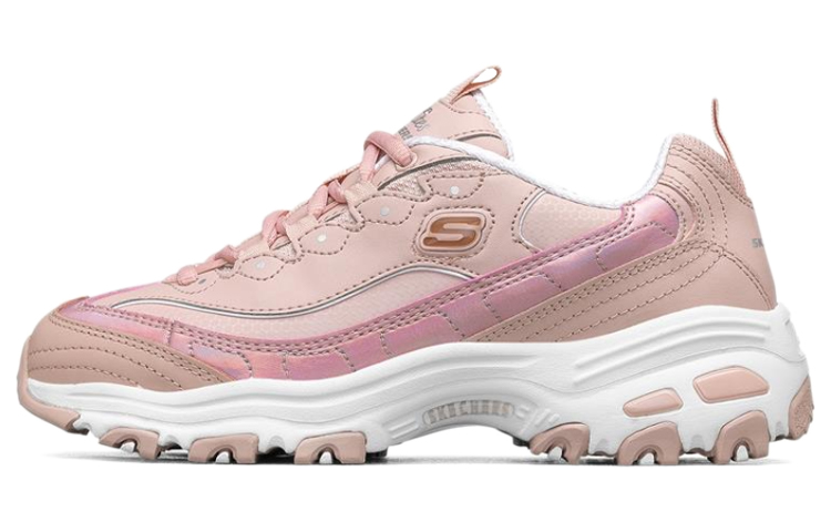 (W) Skechers D'lites 1.0 Running Shoes Pink