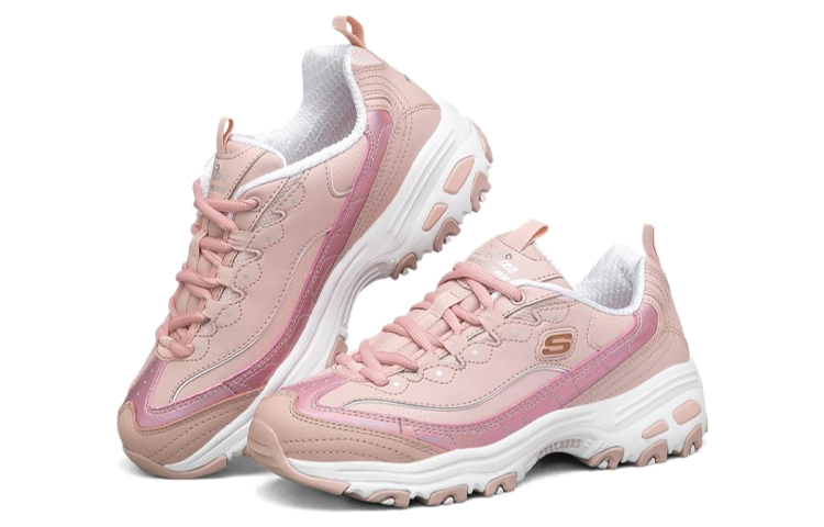 (W) Skechers D'lites 1.0 Running Shoes Pink 圖 3