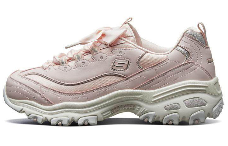 (W) Skechers D'Lites 1.0 Running Shoes Pink/Red