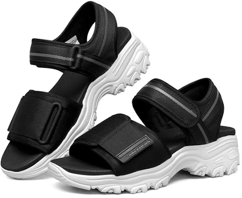 (W) 스케쳐스 디라이트 1.0 샌들 블랙/화이트 119239-BKW Lookbook (W) 스케쳐스 디라이트 1.0 샌들 블랙/화이트 119239-BKW