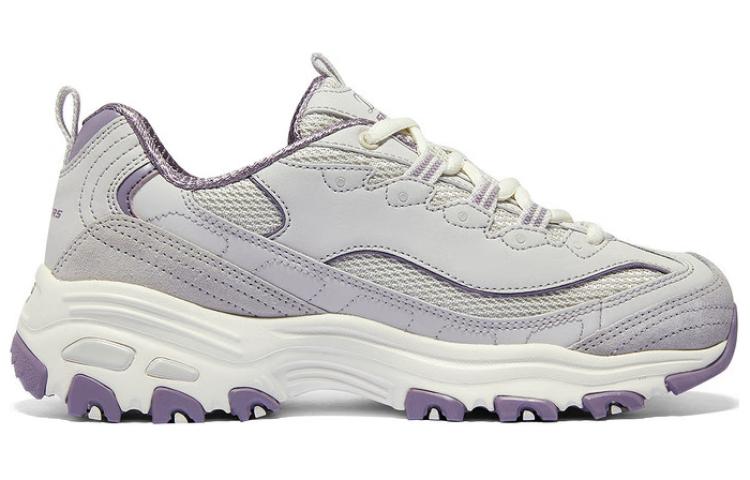Lookbook (W) Kasut Skechers D'Lites 1.0 'Kelabu Ungu' 896283-GYLV