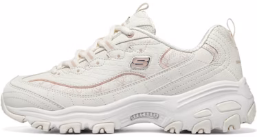 (Women) Skechers D'Lites 1.0 Shoes 'White Pink' 896183-OFWT (Women) Skechers D'Lites 1.0 Shoes 'White Pink' 896183-OFWT