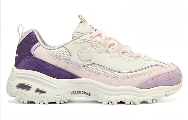 (W) スケッチャーズ D'Lites 1.0 白紫ピンク 896283-WPR Order (W) スケッチャーズ D'Lites 1.0 白紫ピンク 896283-WPR