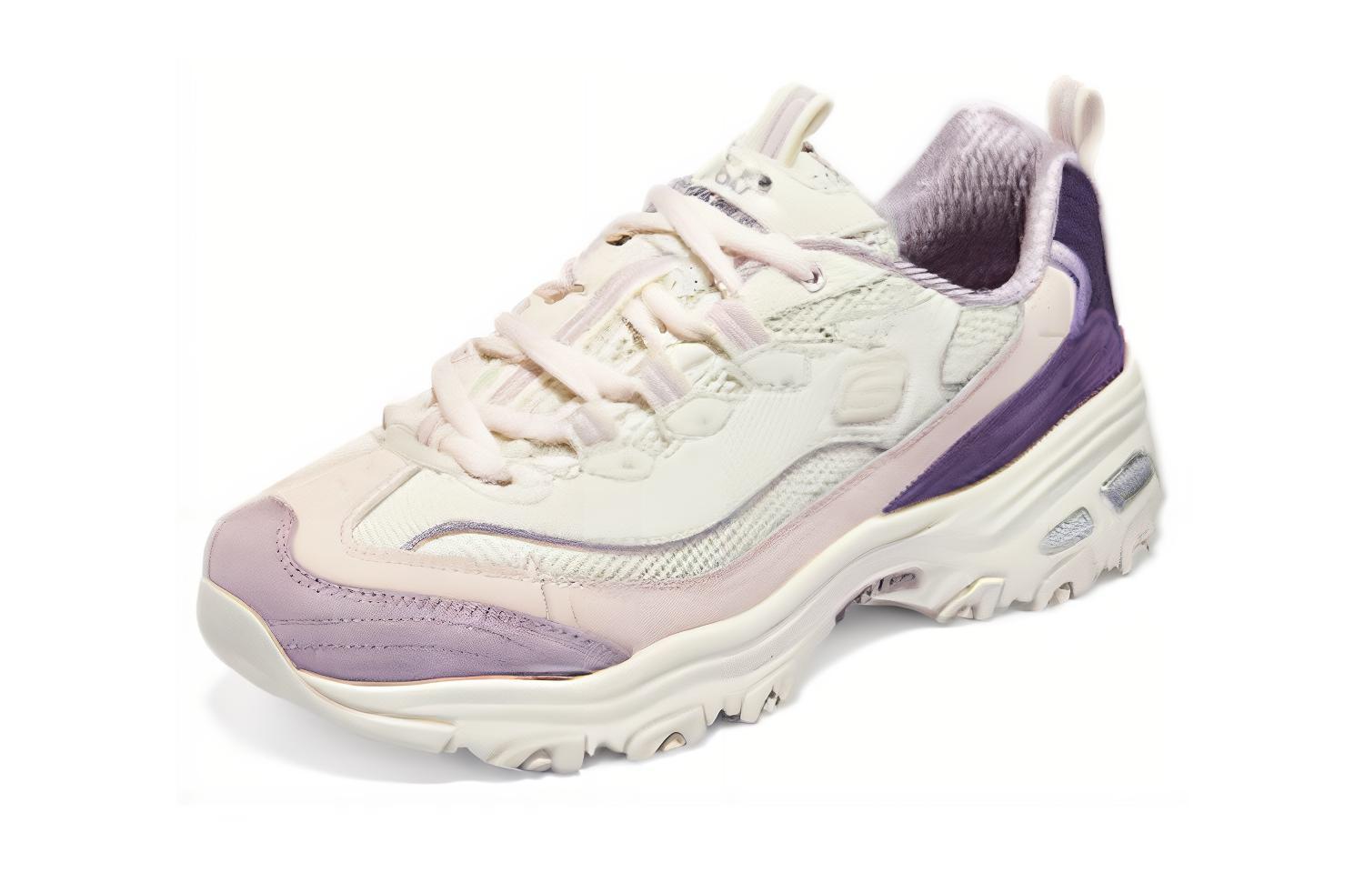 Lookbook (W) スケッチャーズ D'Lites 1.0 白紫ピンク 896283-WPR