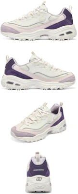 (W) スケッチャーズ D'Lites 1.0 白紫ピンク 896283-WPR Purchase (W) スケッチャーズ D'Lites 1.0 白紫ピンク 896283-WPR