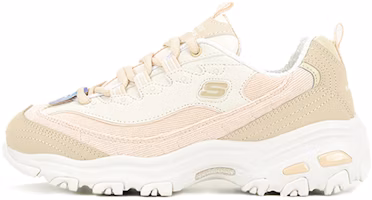 (Women) Skechers D'Lites 1.0 Shoes White 149906-NTW (Women) Skechers D'Lites 1.0 Shoes White 149906-NTW