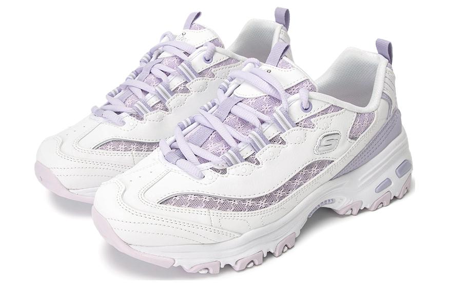 Order (W) Skechers D'lites 1.0 休闲鞋 '白紫色' 896235-WLV